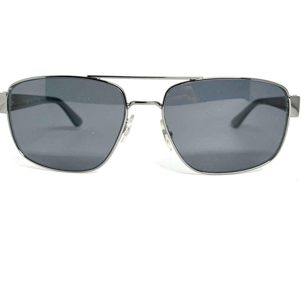 Ray-Ban RB3663 004/71 Gunmetal Black Rectangular Sunglasses 60mm